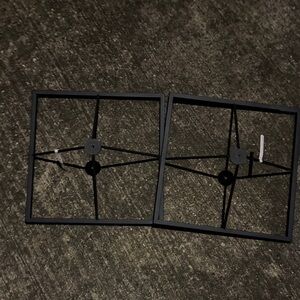 Black Metal Wall Decor Hooks